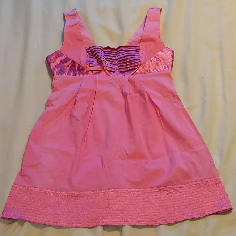 Pink babydoll dress